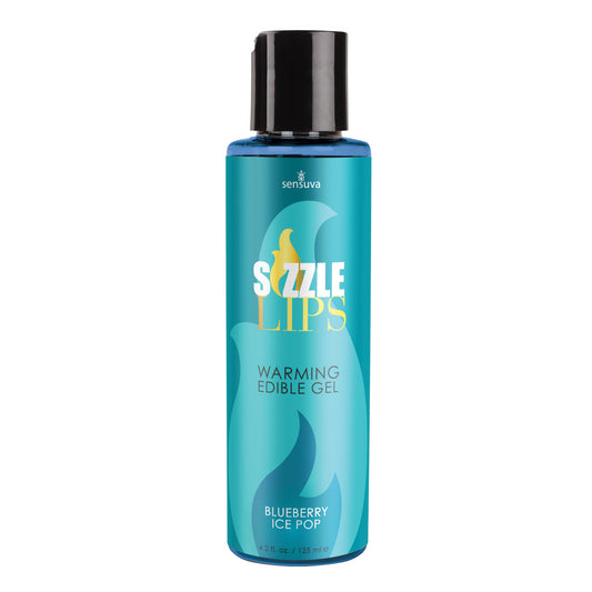 Sizzle Lips - Blueberry Ice Pop - Warming Gel -  4.2 Fl Oz Bottle SEN-VL428 Sizzle Lips - Blueberry Ice Pop - Warming Gel -  4.2 Fl Oz Bottle SEN-VL428