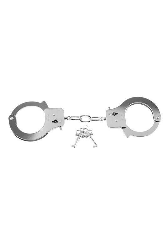 Fetish Fantasy Series Metal Handcuffs - Silver PD3801-26 Fetish Fantasy Series Metal Handcuffs - Silver PD3801-26