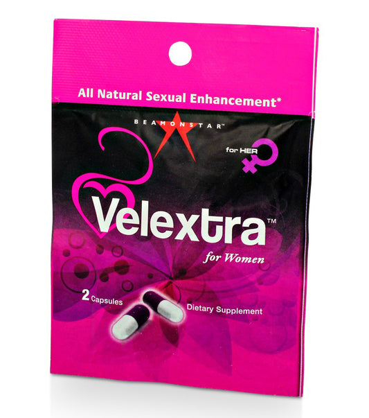 Velextra Female Sexual Enhancement  - 2 Ct Packs - Each VLXT02P Velextra Female Sexual Enhancement  - 2 Ct Packs - Each VLXT02P