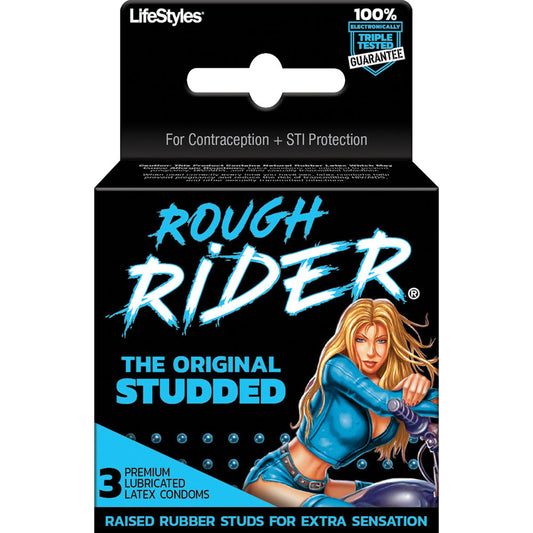 Rough Rider - Original Studded - 3 Pack LS9860 Rough Rider - Original Studded - 3 Pack LS9860