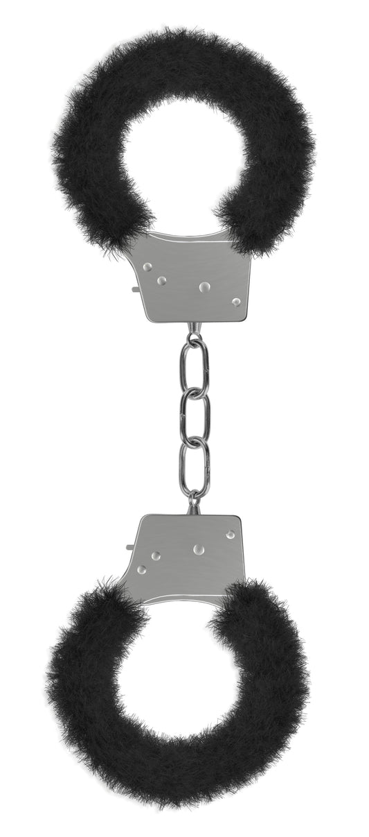 Beginner's Furry Handcuffs - Black OU-OU002BLK Beginner's Furry Handcuffs - Black OU-OU002BLK