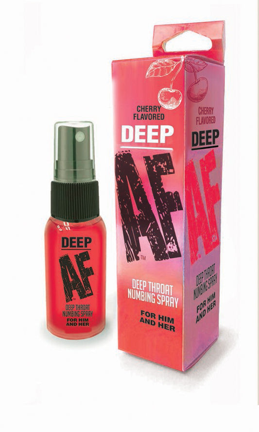 Deep Af Deep Throat Numbing Spray -  Cherry - 1 Fl. Oz. LG-BT612 Deep Af Deep Throat Numbing Spray -  Cherry - 1 Fl. Oz. LG-BT612