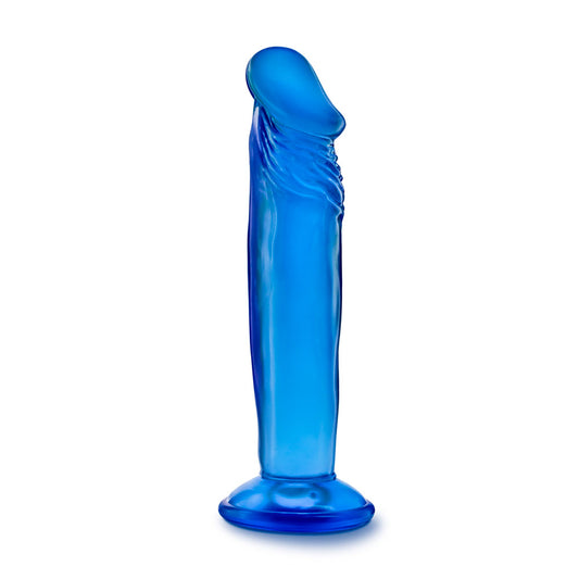 B Yours - Sweet n' Small 6 Inch Dildo With Suction Cup - Blue BL-14622 B Yours - Sweet n' Small 6 Inch Dildo With Suction Cup - Blue BL-14622