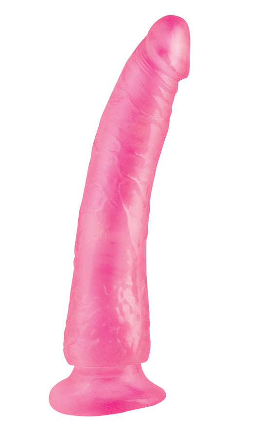 Basix Rubber Works - Slim 7 Inch With Suction Cup - Pink PD4223-11 Basix Rubber Works - Slim 7 Inch With Suction Cup - Pink PD4223-11