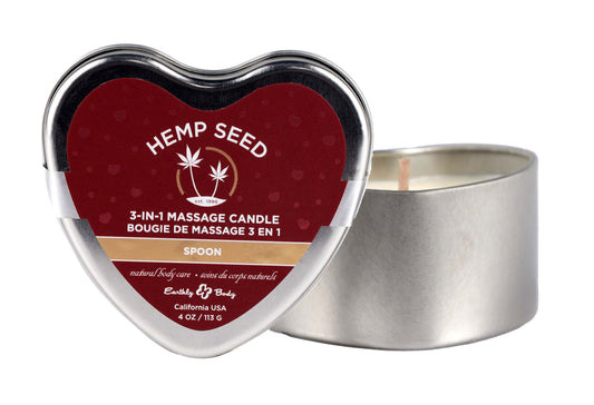 3-in-1 Massage Candle - Spoon - 4 Oz EB-HSCV023C 3-in-1 Massage Candle - Spoon - 4 Oz EB-HSCV023C
