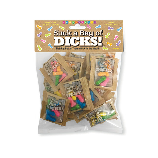 Suck a Bag of Dicks! 25 Individual Fun Size Packages CP-903 Suck a Bag of Dicks! 25 Individual Fun Size Packages CP-903