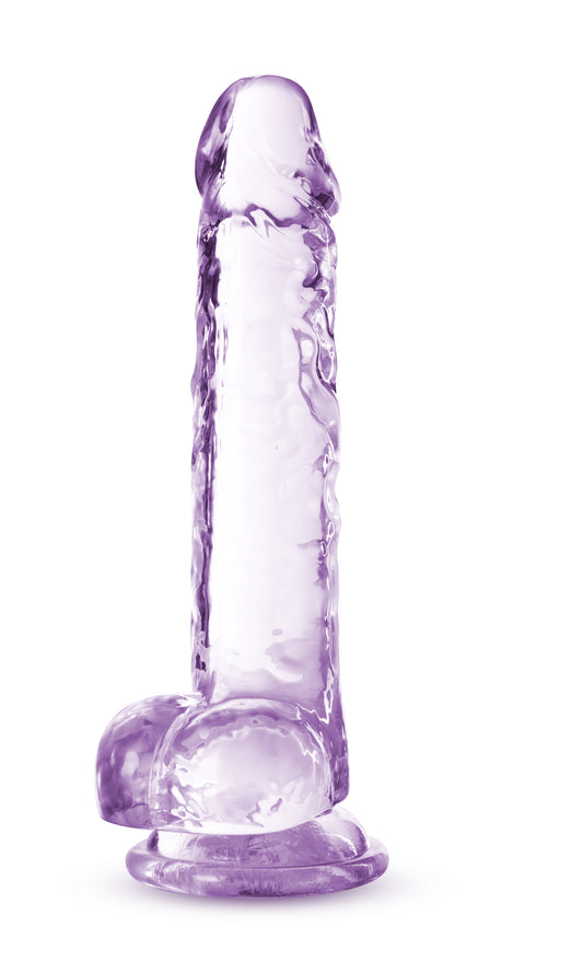 Naturally Yours - 7 Inch Crystalline Dildo -  Amethhyst BL-51601 Naturally Yours - 7 Inch Crystalline Dildo -  Amethhyst BL-51601