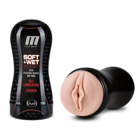 M for Men - Soft and Wet - Pussy With Pleasure Ridges and Orbs - Self Lubricating Stroker Cup - Vanilla BL-84023 M for Men - Soft and Wet - Pussy With Pleasure Ridges and Orbs - Self Lubricating Stroker Cup - Vanilla BL-84023