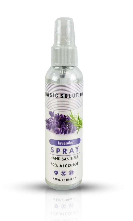 Basic Solutions Hand Sanitizer Spray - Lavender - 4 Oz. TS1800020 Basic Solutions Hand Sanitizer Spray - Lavender - 4 Oz. TS1800020