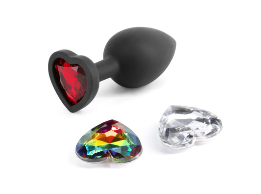 Glams Xchange Heart - Small - Black NSN-0514-03 Glams Xchange Heart - Small - Black NSN-0514-03