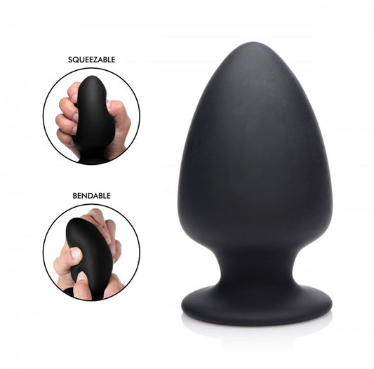 Squeezable Silicone Anal Plug - Medium SQ-AG329-MED Squeezable Silicone Anal Plug - Medium SQ-AG329-MED