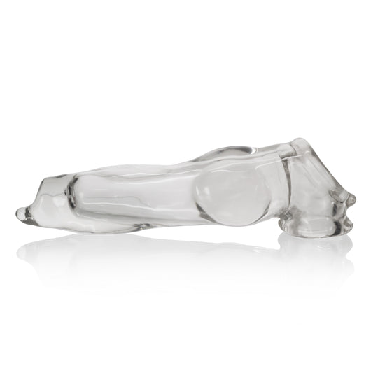 Fido Cocksheath With Adjustable Fit - Clear OX-3002-CLR Fido Cocksheath With Adjustable Fit - Clear OX-3002-CLR