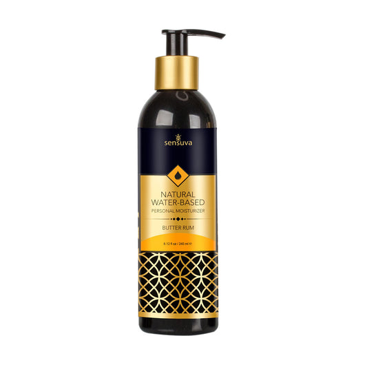 Natural Water-Based Personal Moisturizer 8.12 Fl Oz. - Butter Rum SEN-VL716 Natural Water-Based Personal Moisturizer 8.12 Fl Oz. - Butter Rum SEN-VL716