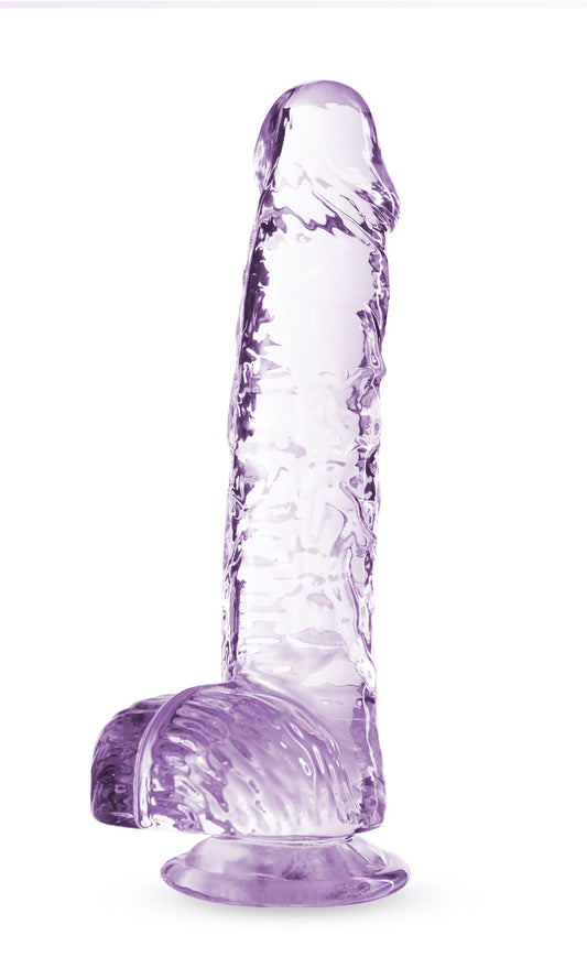 Naturally Yours - 6 Inch Crystalline Dildo -  Amethyst BL-51701 Naturally Yours - 6 Inch Crystalline Dildo -  Amethyst BL-51701
