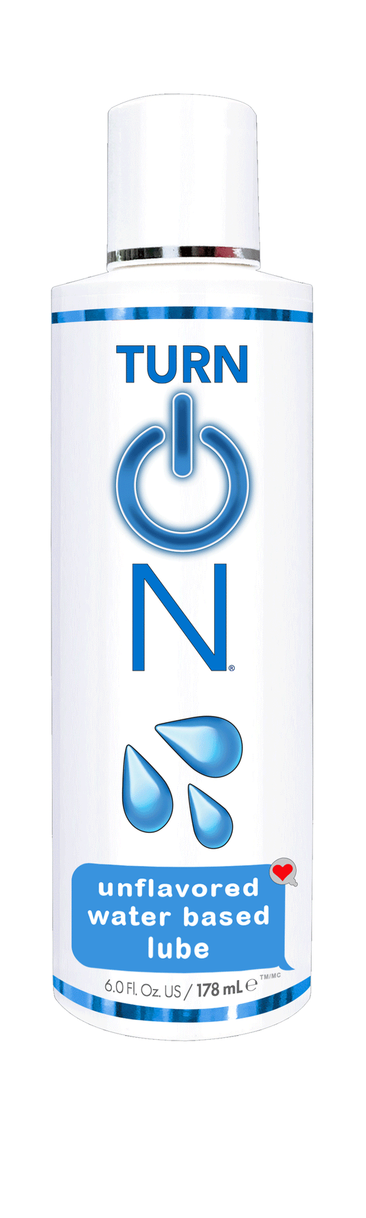 Turn on Unflavored Water Based Lube - 6 Fl. Oz. WT56015 Turn on Unflavored Water Based Lube - 6 Fl. Oz. WT56015