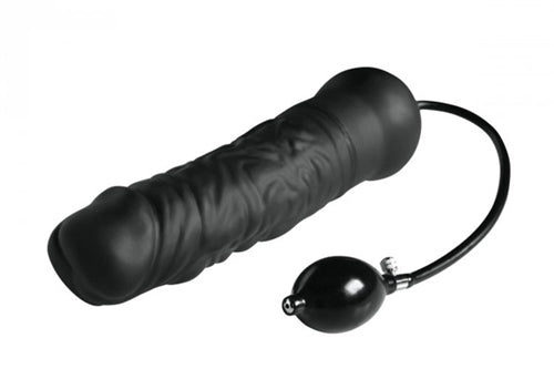 Leviathan Giant Silicone Inflatable Dildo - Black MS-AB524 Leviathan Giant Silicone Inflatable Dildo - Black MS-AB524