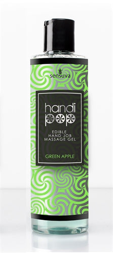 Handi Pop Handjob Massage Gel - Green Apple - 4.2 Oz. SEN-VL488 Handi Pop Handjob Massage Gel - Green Apple - 4.2 Oz. SEN-VL488