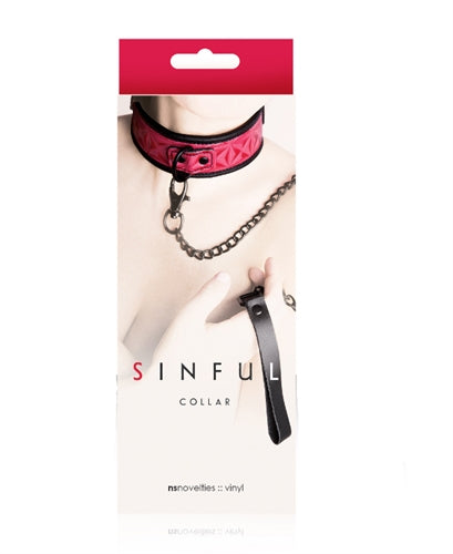 Sinful Collar - Pink NSN1222-14 Sinful Collar - Pink NSN1222-14