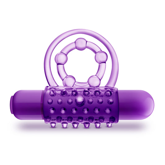 Play With Me - the Player - Vibrating Double Strap Ring - Purple BL-91911 Play With Me - the Player - Vibrating Double Strap Ring - Purple BL-91911