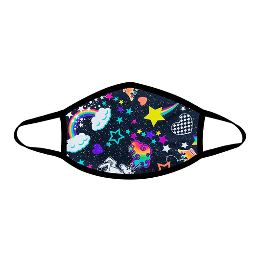 Girl Crush Neon Uv Face Mask With Black Trim NN-MSKM-GCRBLA Girl Crush Neon Uv Face Mask With Black Trim NN-MSKM-GCRBLA