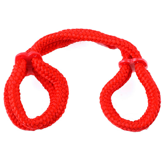 Fetish Fantasy Series Silk Rope Love Cuffs - Red PD3867-15 Fetish Fantasy Series Silk Rope Love Cuffs - Red PD3867-15