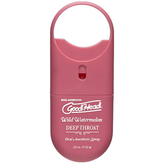 Goodhead - Deep Throat Spray to-Go - Wild  Watermelon - .33 Oz. DJ1360-40-CD Goodhead - Deep Throat Spray to-Go - Wild  Watermelon - .33 Oz. DJ1360-40-CD