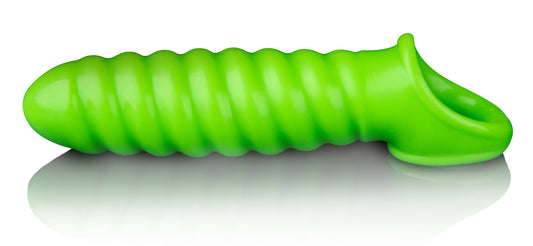Swirl Stretchy Penis Sleeve - Glow in the Dark OU-OU741GLO Swirl Stretchy Penis Sleeve - Glow in the Dark OU-OU741GLO