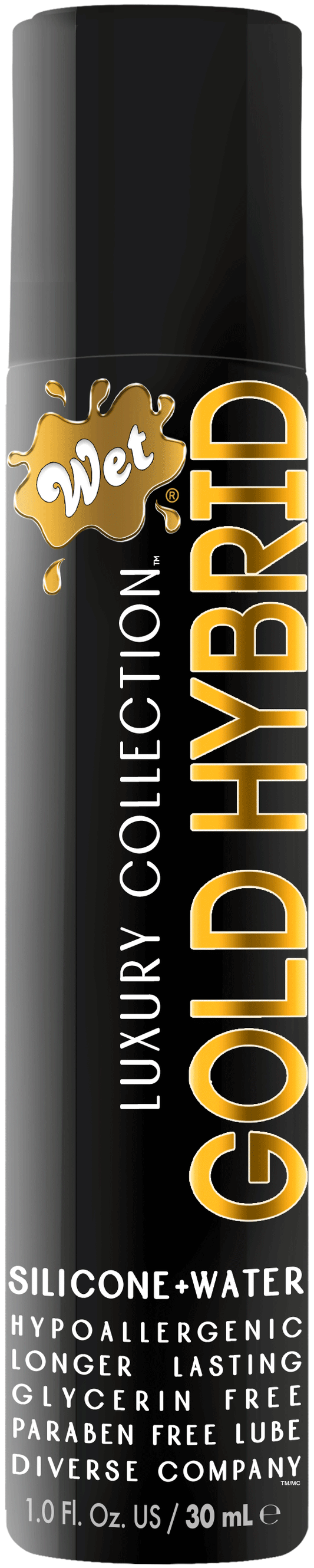Wet Gold Hybrid Water Silicone Blend - 1 Fl. Oz. WT27202 Wet Gold Hybrid Water Silicone Blend - 1 Fl. Oz. WT27202