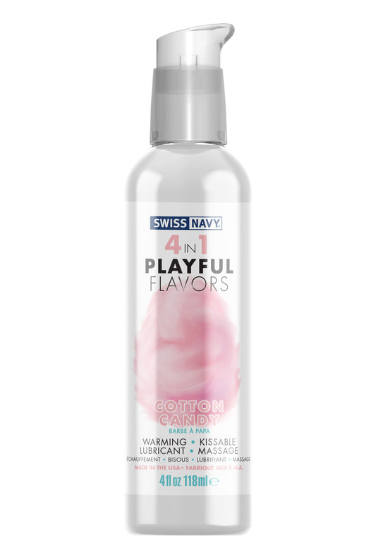 Swiss Navy 4-in-1 Playful Flavors - Cotton Candy 4 Oz MD-SN4N1FCC4 Swiss Navy 4-in-1 Playful Flavors - Cotton Candy 4 Oz MD-SN4N1FCC4