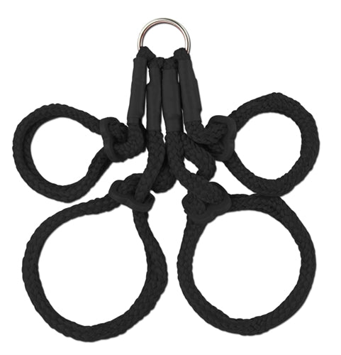 Fetish Fantasy Series Japanese Silk Rope Hogtie -  Black PD3815-23 Fetish Fantasy Series Japanese Silk Rope Hogtie -  Black PD3815-23