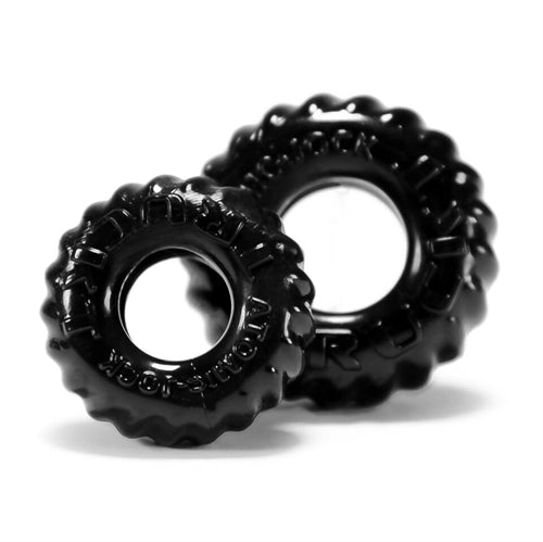 Truckt 2 Piece Cockring Set Atomic Jock - Black OX-AJ1049-BLK Truckt 2 Piece Cockring Set Atomic Jock - Black OX-AJ1049-BLK