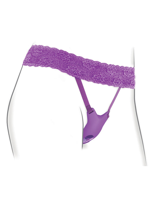 Fantasy for Her Ultimate G-Spot Butterfly Strap-on - Purple PD4963-12 Fantasy for Her Ultimate G-Spot Butterfly Strap-on - Purple PD4963-12