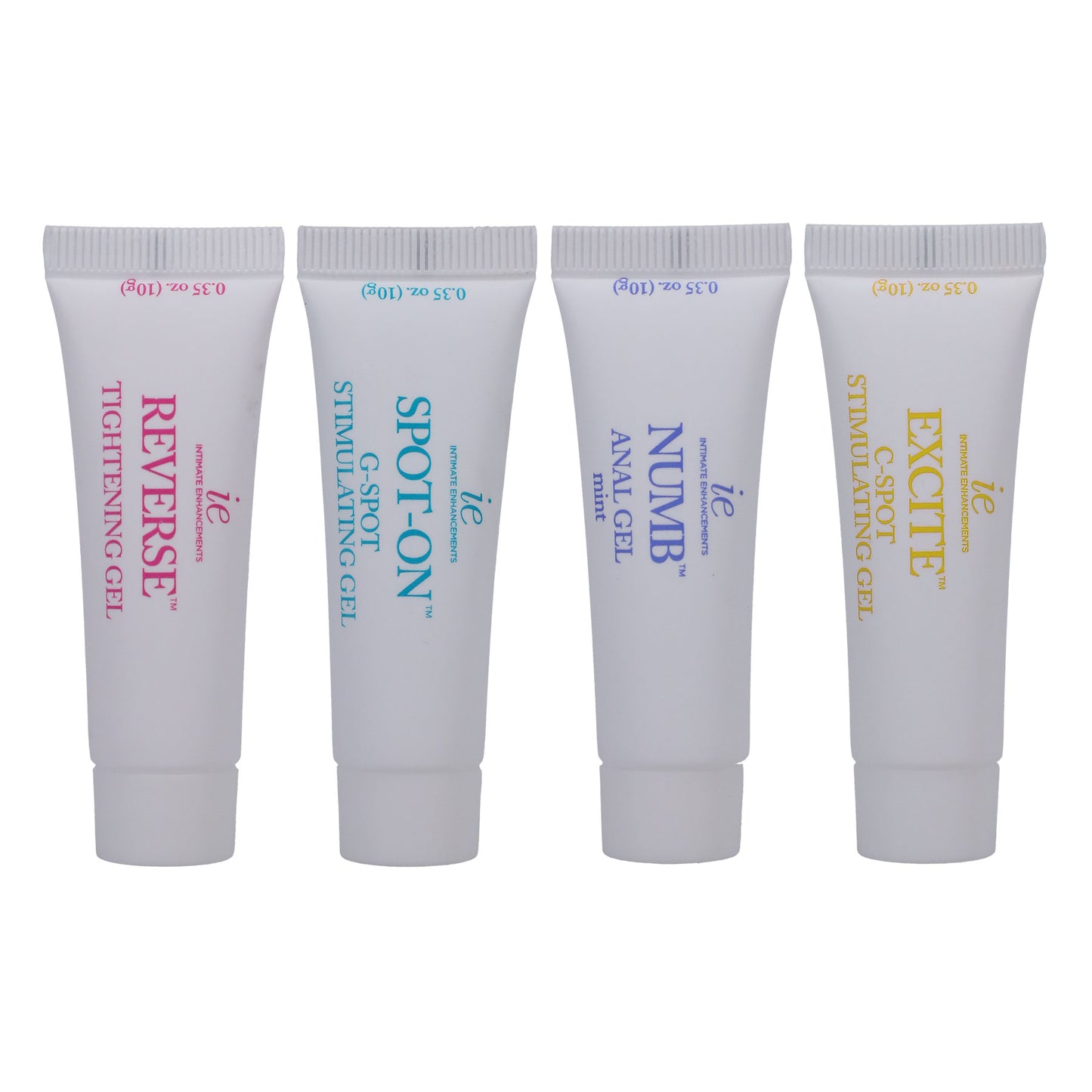 Intimate Enhancements - Intensify Pleasure - Fishbowl Bulk Refill - 100 Pieces - 0.35 Oz Tubes DJ1313-95-BU