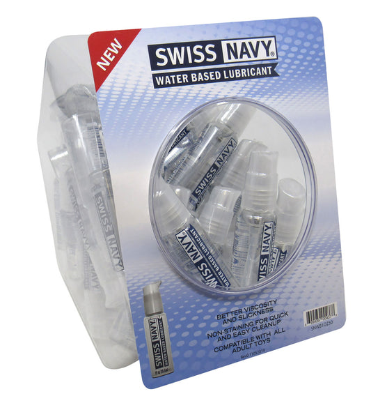 Swiss Navy Water-Based 1oz 50ct Fishbowl MD-SNWB1OZ50 Swiss Navy Water-Based 1oz 50ct Fishbowl MD-SNWB1OZ50