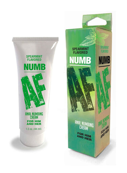 Numb Af- Spearmint Flavored Anal Numb Cream -  1.5 Oz (44 ml) LG-BT605 Numb Af- Spearmint Flavored Anal Numb Cream -  1.5 Oz (44 ml) LG-BT605