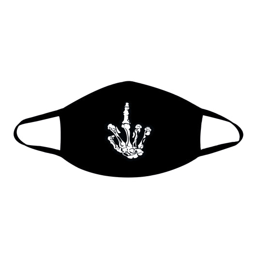 Middle Finger Black Face Mask With Black Trim NN-MSKM-WFUBLA Middle Finger Black Face Mask With Black Trim NN-MSKM-WFUBLA
