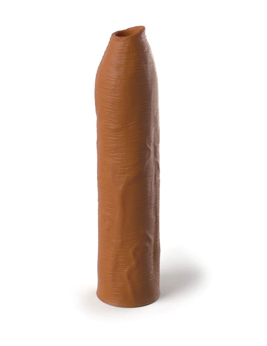 Fantasy X-Tensions Elite Uncut 7 Inch Extension  Sleeve - Tan PD4154-22 Fantasy X-Tensions Elite Uncut 7 Inch Extension  Sleeve - Tan PD4154-22