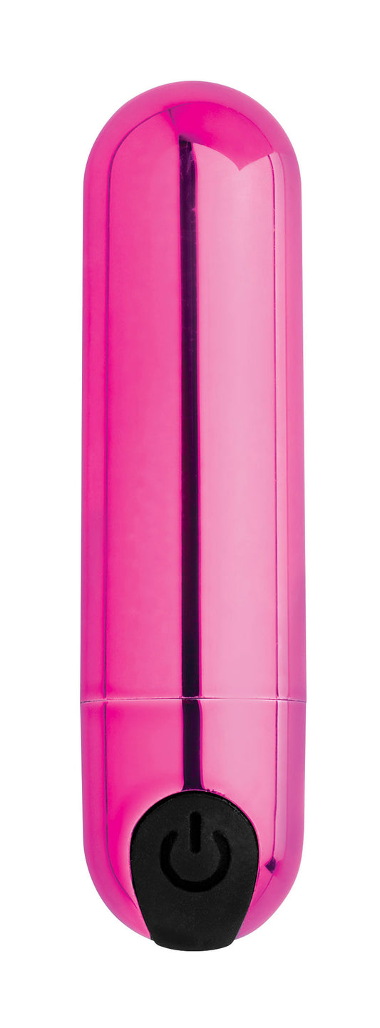 10x Rechargeable Vibrating Metallic Bullet - Pink BNG-AG656-PNK 10x Rechargeable Vibrating Metallic Bullet - Pink BNG-AG656-PNK