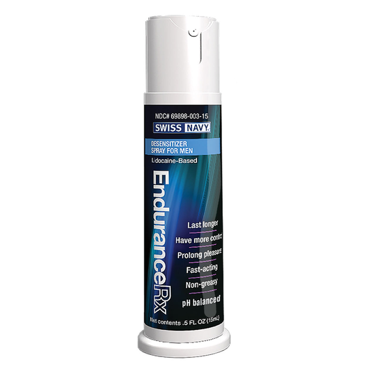 Swiss Navy Endurance Rx Male Desensitizer Spray  .5 Oz. MD-SNEND15ML Swiss Navy Endurance Rx Male Desensitizer Spray  .5 Oz. MD-SNEND15ML