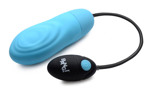7x Pulsing Rechargeable Silicone Vibrator - Blue BNG-AG521-BLU 7x Pulsing Rechargeable Silicone Vibrator - Blue BNG-AG521-BLU