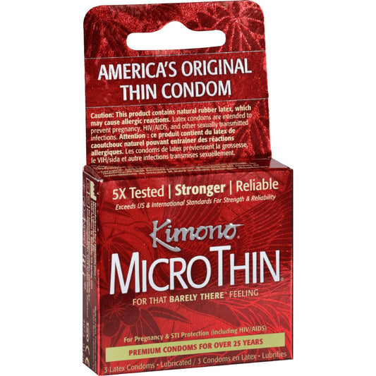 Kimono Microthin Ribbed Plus Sensi-Dots - 3 Pack KM07003 Kimono Microthin Ribbed Plus Sensi-Dots - 3 Pack KM07003