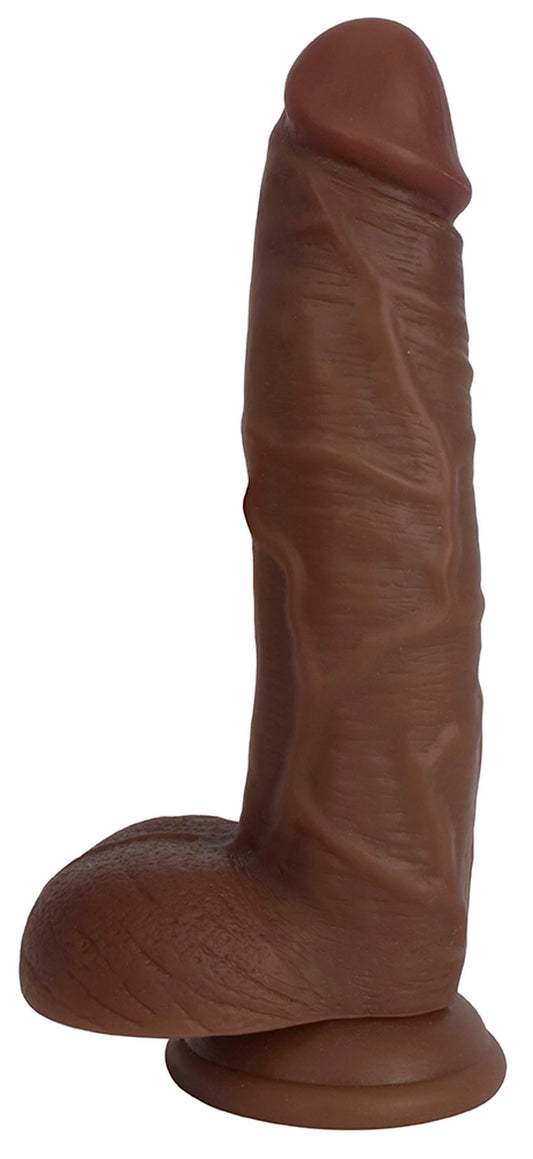 Jock 9 Inch Dong With Balls - Chocolate CN-09-0417-11 Jock 9 Inch Dong With Balls - Chocolate CN-09-0417-11