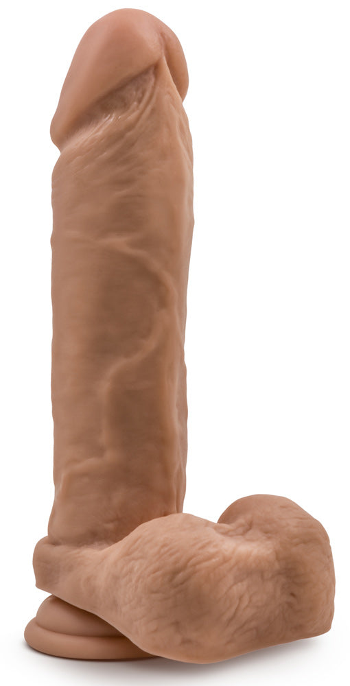 Dr. Skin Silicone - Dr. Julian - 9 Inch Dildo With Suction Cup - Mocha BL-15637 Dr. Skin Silicone - Dr. Julian - 9 Inch Dildo With Suction Cup - Mocha BL-15637