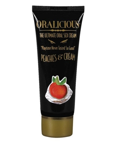 Oralicious - Peaches & Cream - 2 Fl. Oz. HTP2154 Oralicious - Peaches & Cream - 2 Fl. Oz. HTP2154