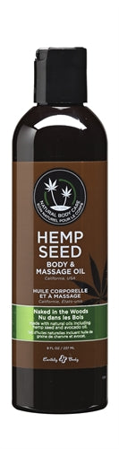 Hemp Seed Massage and Body Oil - Naked in the Woods - 8 Fl. Oz./ 237ml EB-MAS022 Hemp Seed Massage and Body Oil - Naked in the Woods - 8 Fl. Oz./ 237ml EB-MAS022