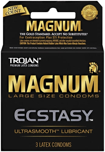 Trojan Magnum Ecstasy - 3 Pack TJ64720 Trojan Magnum Ecstasy - 3 Pack TJ64720