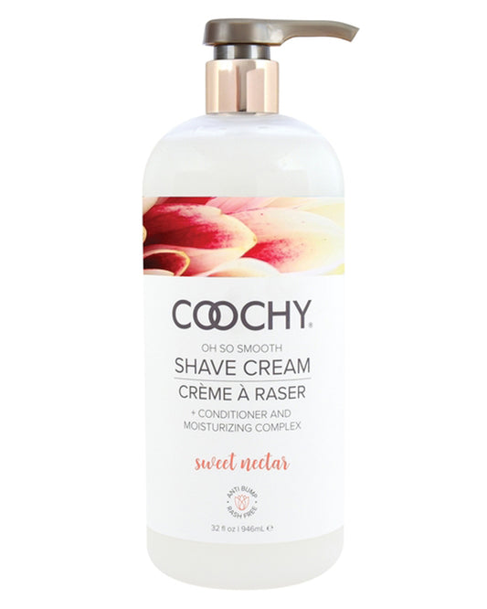 Coochy Oh So Smooth Shave Cream - Sweet Nectar - 32 Fl. Oz. COO1006-32 Coochy Oh So Smooth Shave Cream - Sweet Nectar - 32 Fl. Oz. COO1006-32