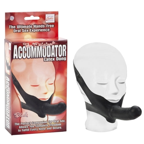 The Original Accomodator Latex Dong - Black SE1514033 The Original Accomodator Latex Dong - Black SE1514033