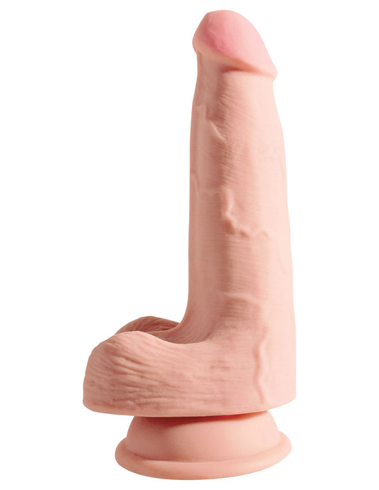 King Cock Plus Triple Density 5 Inch Cock With Balls - Flesh PD5726-21 King Cock Plus Triple Density 5 Inch Cock With Balls - Flesh PD5726-21