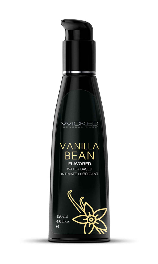 Aqua Vanilla Bean Flavored Water Based Intimate  Lubricant - 4 Fl. Oz. WS-90334 Aqua Vanilla Bean Flavored Water Based Intimate  Lubricant - 4 Fl. Oz. WS-90334
